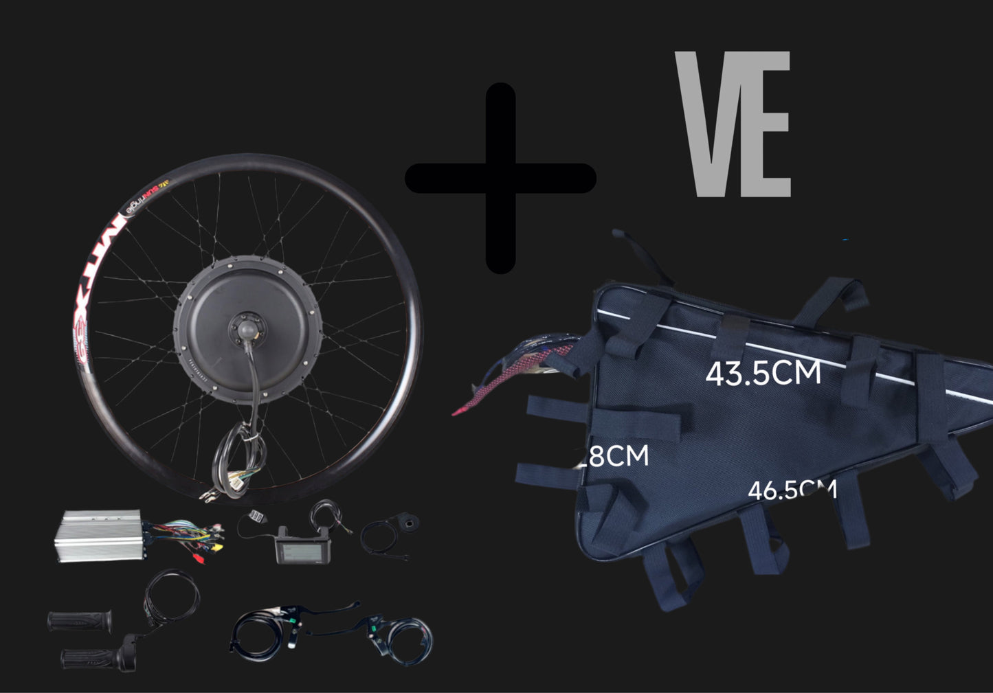 2000W Kit + 52V 30Ah Waterproof Battery