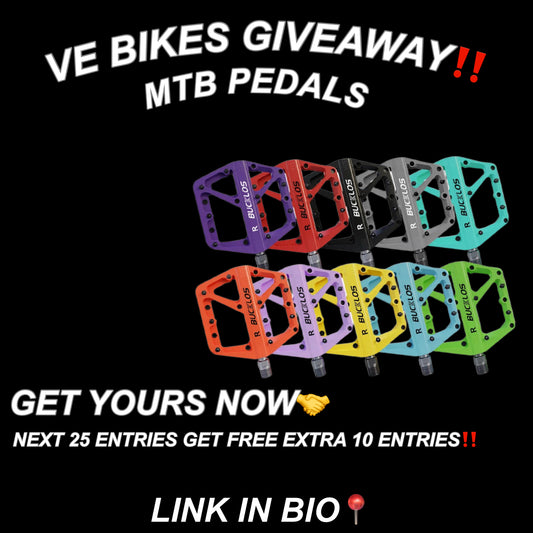 ‼️MTB PEDALS GIVEAWAY!(YOU PICK COLOUR AFTER WINNING!)‼️