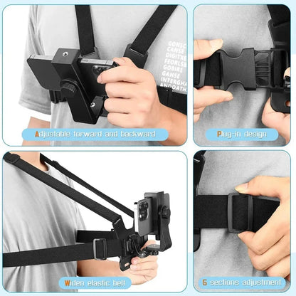 Adjustable Chest Action Camera/Phone Mount