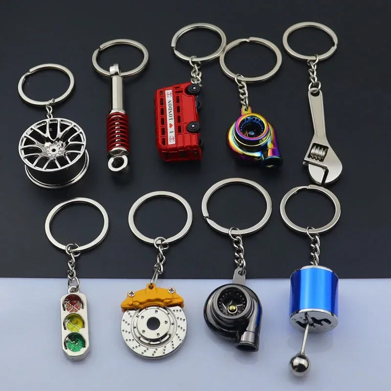 Car Designs Keychains (put on back of seat)