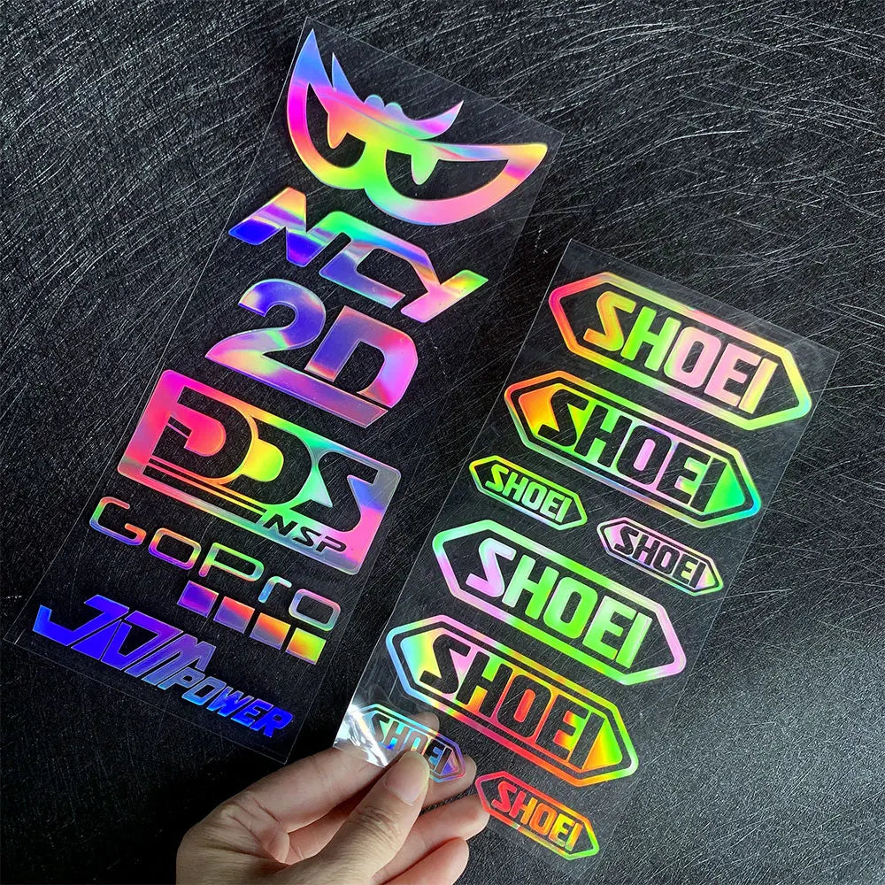 MultiColor Bike Decal Stickers