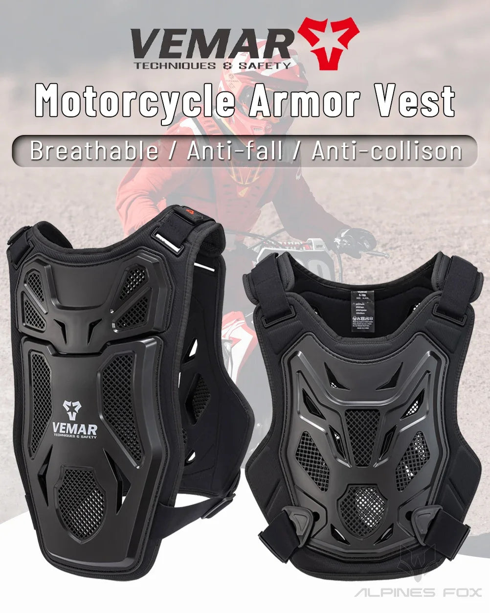 Upgraded Motocross/Ebike Body Vest