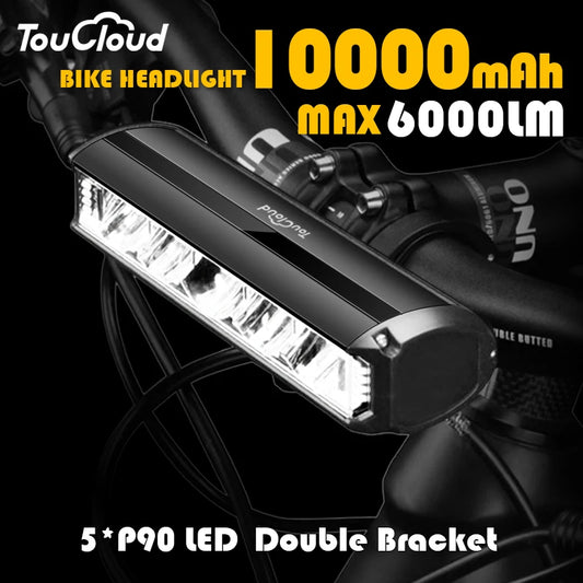 10000mAh Bicycle Light/Portable Power Bank (FREE TAIL-LIGHT)