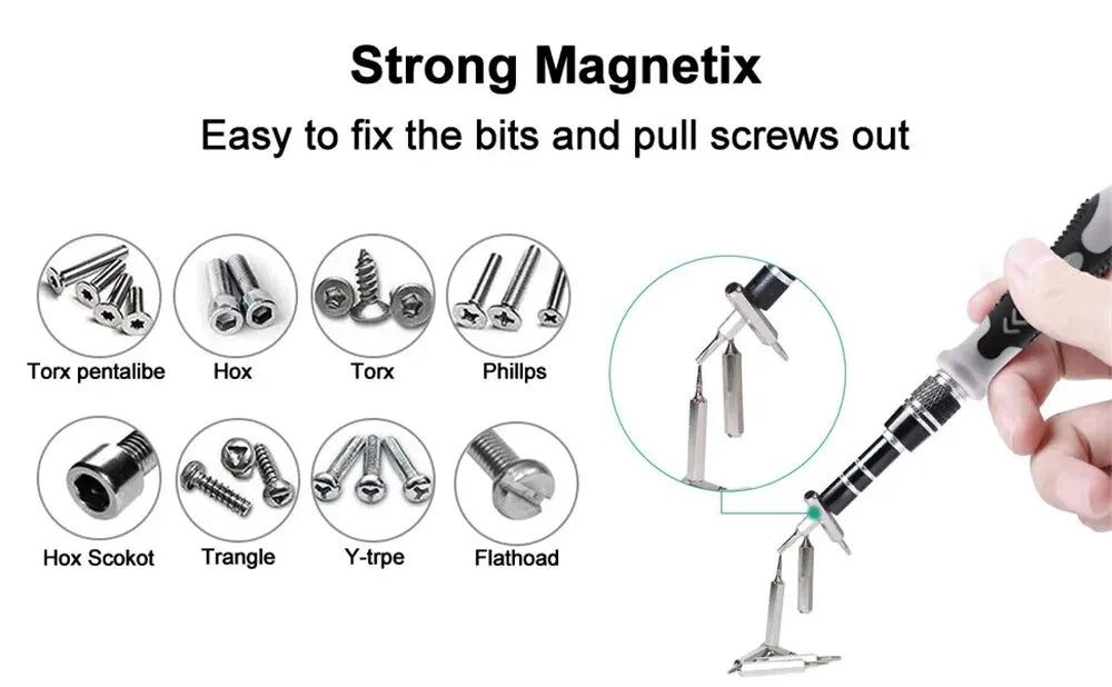 Electronic Screwdriver Set (115 in 1)