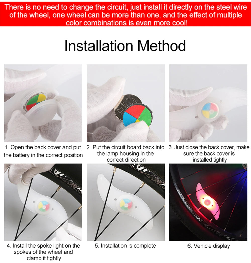 Bike Spoke Light Reflective