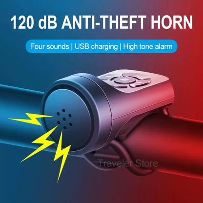 USB Rechargeable Bike Horn