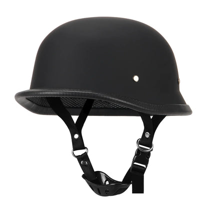 Moto Half Helmet German Military Style