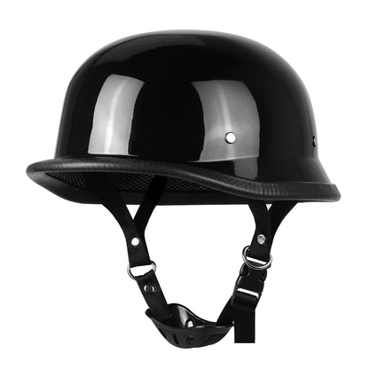 Moto Half Helmet German Military Style