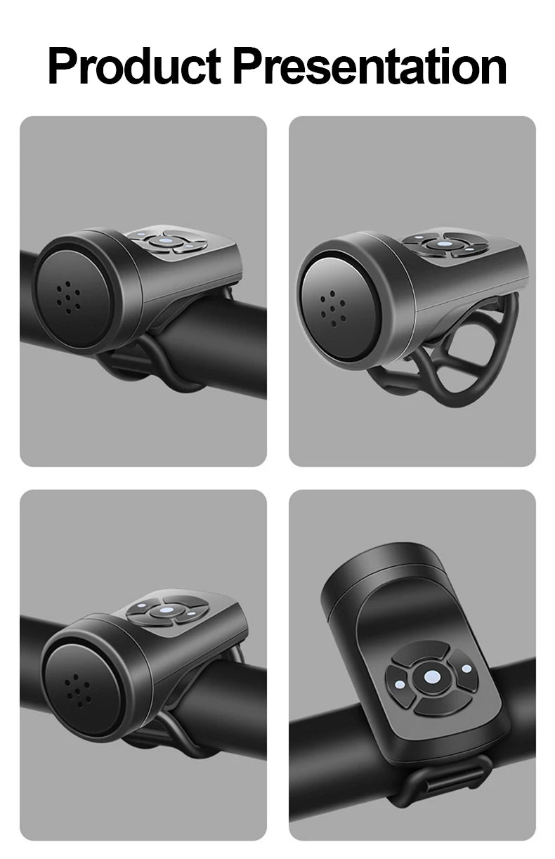 USB Rechargeable Bike Horn