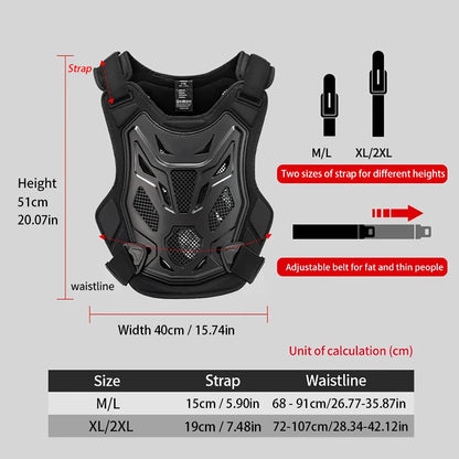 Upgraded Motocross/Ebike Body Vest