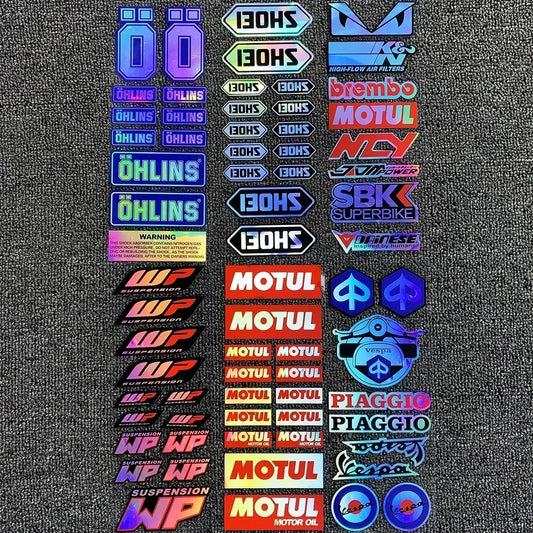 Dirtbike Decals Racing Sponsors Reflective