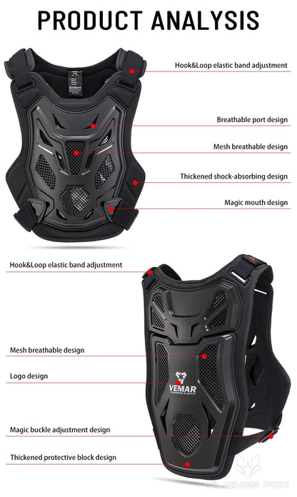 Upgraded Motocross/Ebike Body Vest