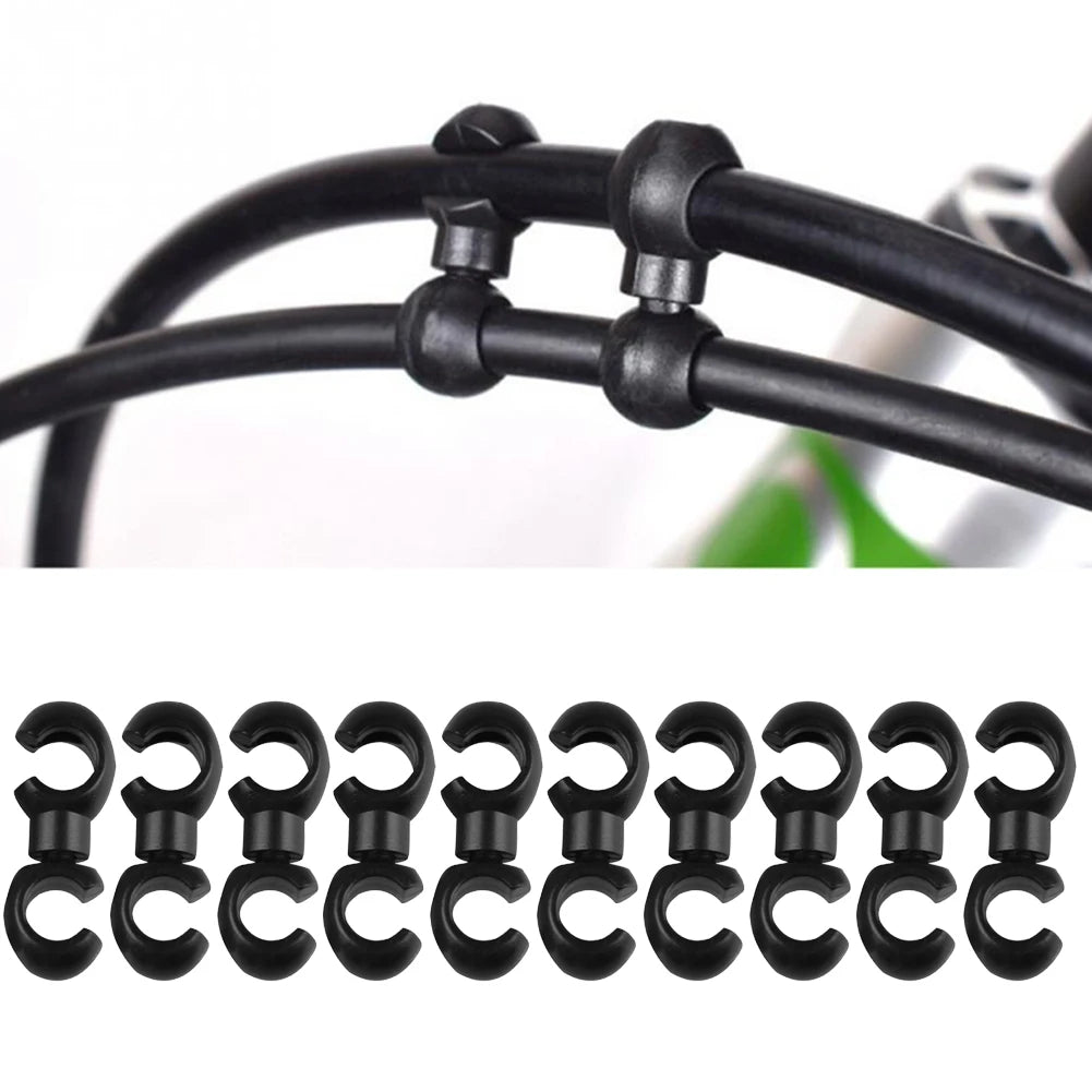 10pcs/set Bike Cable Clips