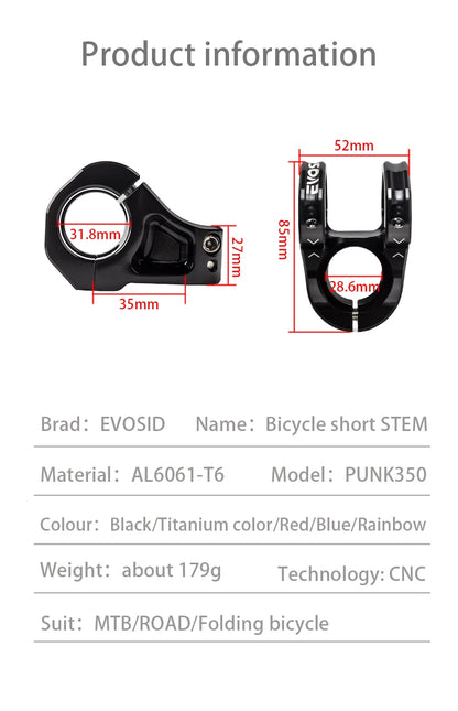 MTB Stem/Handlebar Holder 31.8mm (universal) HIGH QUALITY