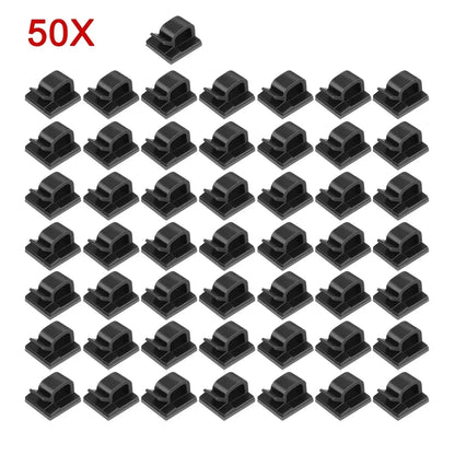 10-50Pcs Self Adhesive Cable Clips